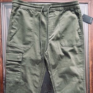 Joes Jeans Olive Cargo Jogger Pants